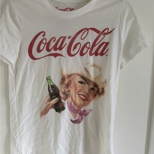 Lucky Brand White Coca-Cola Tee